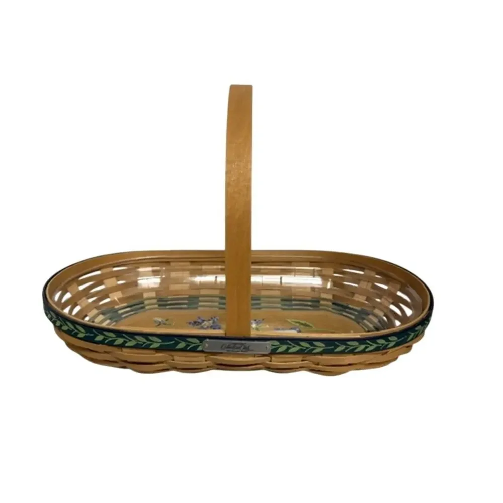 Longaberger Collectors Club 2011 Members Basket Flower Gathering w/ Protector